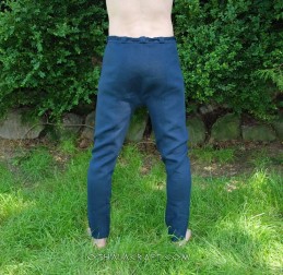 Thorsberg-Hose aus Leinen – dunkelblau.