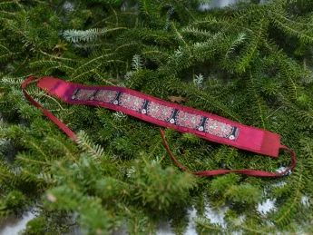 Viking age women SILK & LINEN Headband with scarf