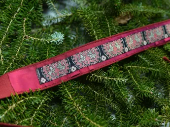 Viking age women SILK & LINEN Headband with scarf