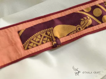 Viking age women SILK & LINEN Headband with scarf