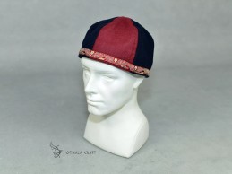 Viking Woolen hat with ancient SILK
