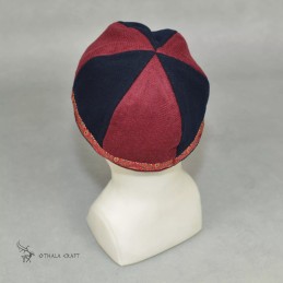 Viking Woolen hat with ancient SILK