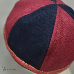 Viking Woolen hat with ancient SILK