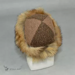 Viking Woolen hat with fur, Slavic hats, Medieval, Larp, Fantasy, Wikinger, SCA