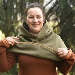 Hood from Hedeby – green/dark yellow