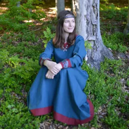 Viking age women LINEN & SILK Headband