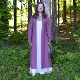 Dark rose women wool coat - Viking, Slavic, Larp, Vikings, Viking Age
