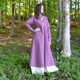 Dark rose women wool coat - Viking, Slavic, Larp, Vikings, Viking Age