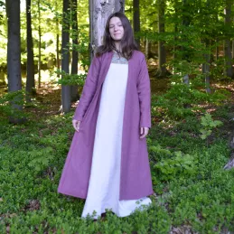 Dark rose women wool coat - Viking, Slavic, Larp, Vikings, Viking Age