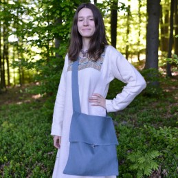 Wikinger-Leinentasche, mittelalterliche Tasche, Pilgertasche