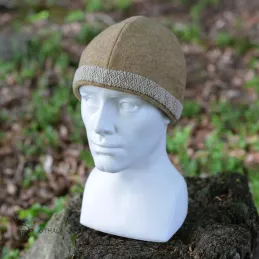 Viking Woolen hat with trim, Slavic hat, Medieval, Larp, Fantasy, Wikinger, SCA