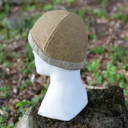 Viking Woolen hat with trim, Slavic hat, Medieval, Larp, Fantasy, Wikinger, SCA