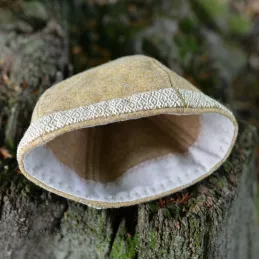 Viking Woolen hat with trim, Slavic hat, Medieval, Larp, Fantasy, Wikinger, SCA