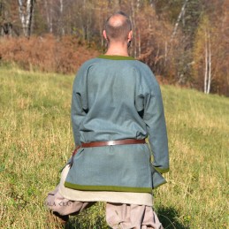 Hedeby-Kaftan Klappenrock Haithabu-Mantel – Grün
