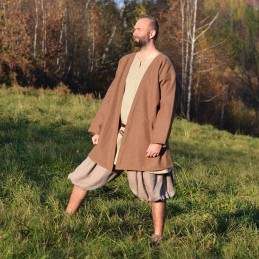 Hedeby Kaftan Klappenrock Haithabu Coat – Brown