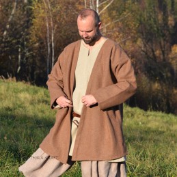 Hedeby Kaftan Klappenrock Haithabu Coat – Brown