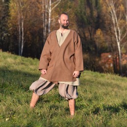 Hedeby Kaftan Klappenrock Haithabu Coat – Brown