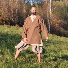 Hedeby Kaftan Klappenrock Haithabu Coat – Brown