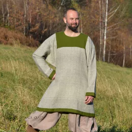 Viking tunic from hand woven wool