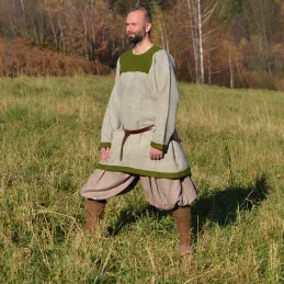 Viking tunic from hand woven wool