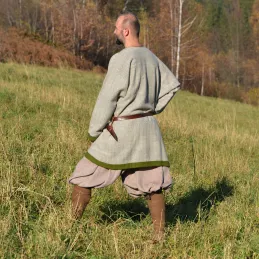 Viking tunic from hand woven wool