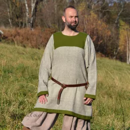 Viking tunic from hand woven wool