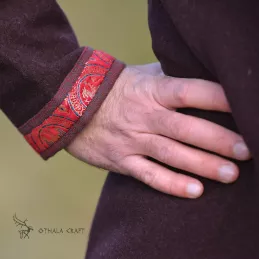 Hedeby Kaftan with brocade SILK - Klappenrock Haithabu Coat