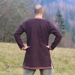 Hedeby Kaftan with brocade SILK - Klappenrock Haithabu Coat