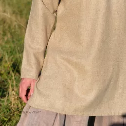 Woolen tunic with embroidery from ship burial Sutton Hoo, Vendel