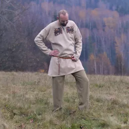 Woolen Thorsberg trousers – light beige