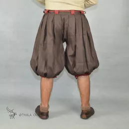 Haithabu trousers – brown/dark red