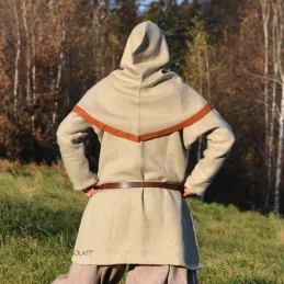 Hood from Hedeby, Haithabu hood – natural linen