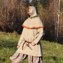 Hood from Hedeby, Haithabu hood – natural linen