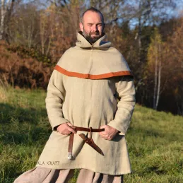 Hood from Hedeby, Haithabu hood – natural linen