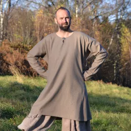 Gray wool tunic - Viking Age, Viking, Slavic