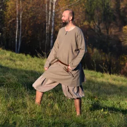 Gray wool tunic - Viking Age, Viking, Slavic