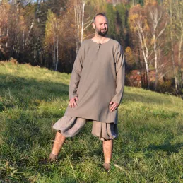 Gray wool tunic - Viking Age, Viking, Slavic