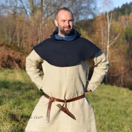 Woolen hood from Hedeby - dark blue