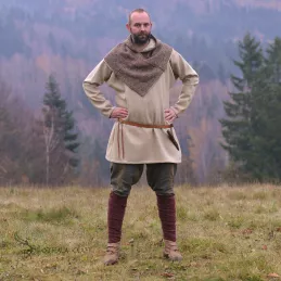 Leg wraps - burgundy herringbone