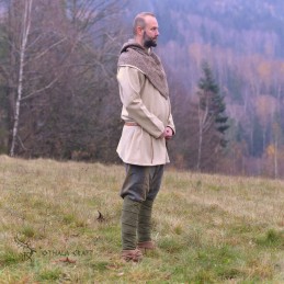 Wadenwickel – grünes Rautenmuster