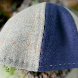 Wikinger-Wollmütze in zwei Farben