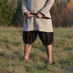 Haithabu trousers – brown herringbone