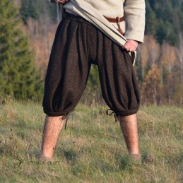 Haithabu-Hose, braunes Fischgrätmuster