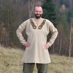 Woolen tunic with embroidery from Viking Grave at Tandgrave, Sweden Vikings, early medieval