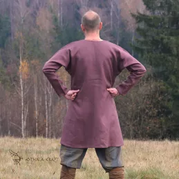Linen tunic with embroidery, Viking, early medieval