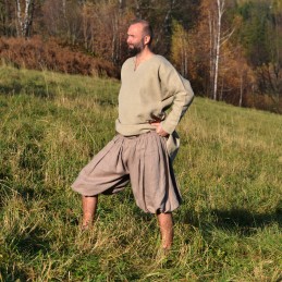 Haithabu-Hose – beige/braun