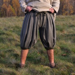 Haithabu-Hose – grau/grün