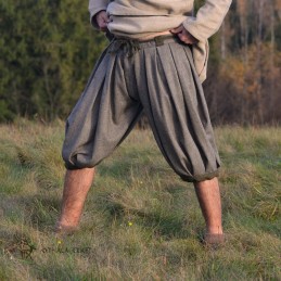 Haithabu-Hose – grau/grün