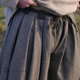 Haithabu-Hose – grau/grün