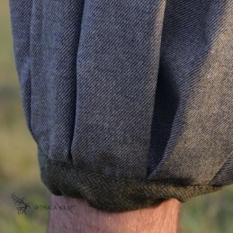 Haithabu-Hose – grau/grün